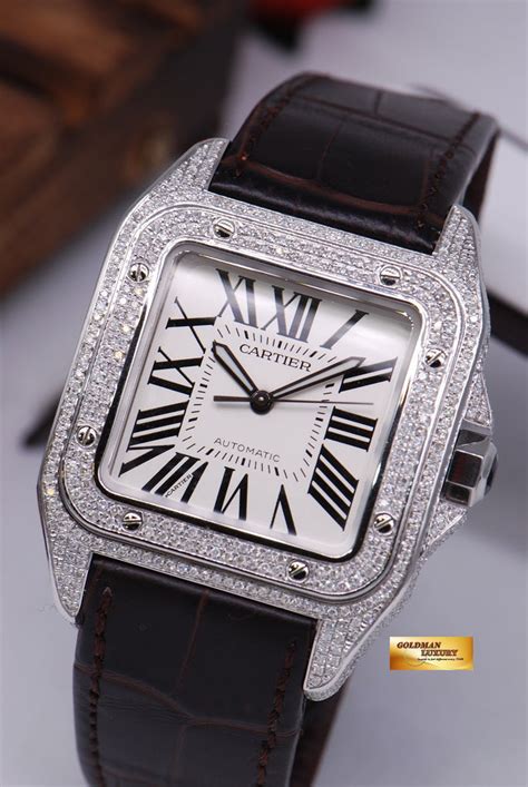 santos cartier tank|cartier santos xl diamond.